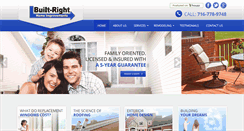 Desktop Screenshot of built-righthomeimprovements.com